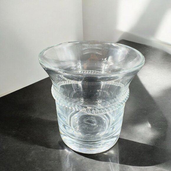 JULISKA GLASSWARE Amalia Clear Hand Blown Tumbler Drinking Glasses Set 2 Swirls - Picture 2 of 16